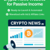 You will get an automated crypto news website for passive income